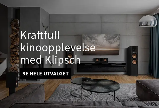 Hjemmekino med Klipsch reference premiere